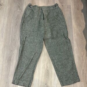 Athleta Olive Relaxed Tapered Chinos
